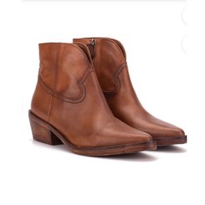 Vintage Foundry Co. Arielle Brown Leather Boots